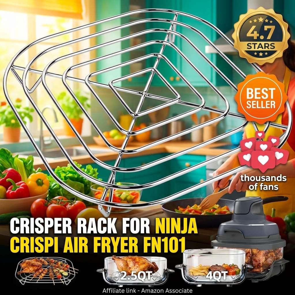 Crisper Rack for Ninja Crispi Air Fryer - SUS304 Steel