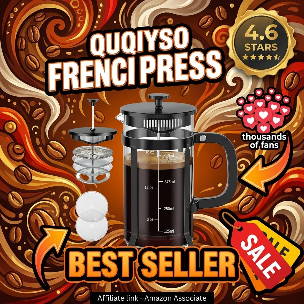 QUQIYSO French Press - Rich Coffee Without the Fuss