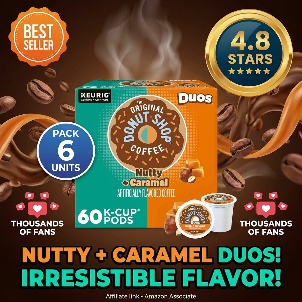 Original Donut Shop Nutty Caramel - 60 K-Cup Pods