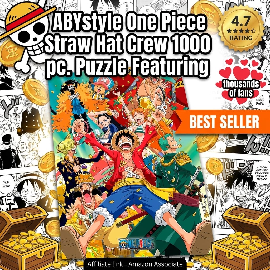 One Piece Straw Hat Crew 1000pc Puzzle - ABYstyle Official