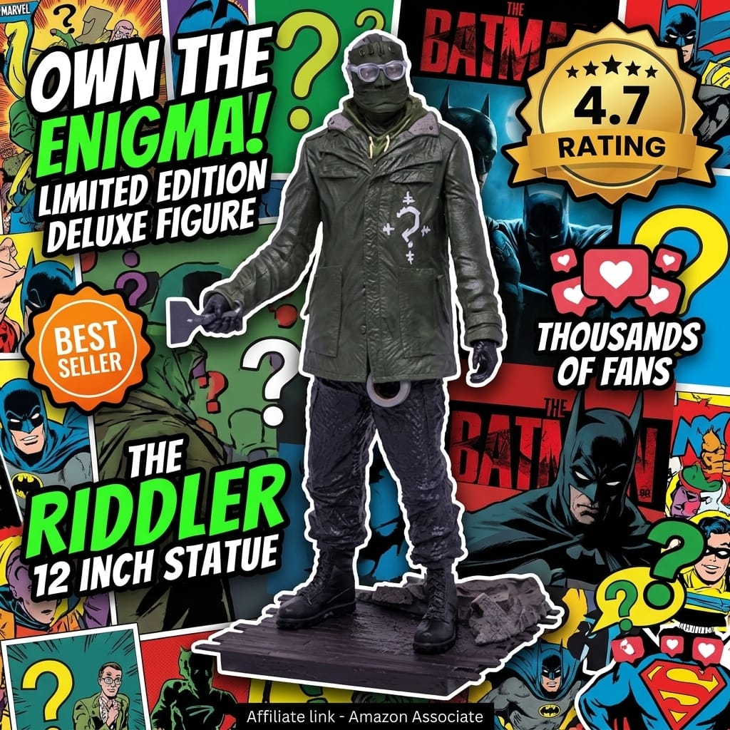 McFarlane Riddler Batman Movie 12 inch Deluxe Figure