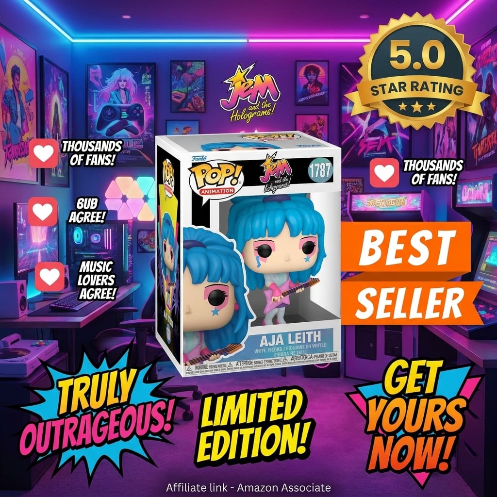 Aja Leith Jem and The Holograms - Iconic 80s Pop Collectible