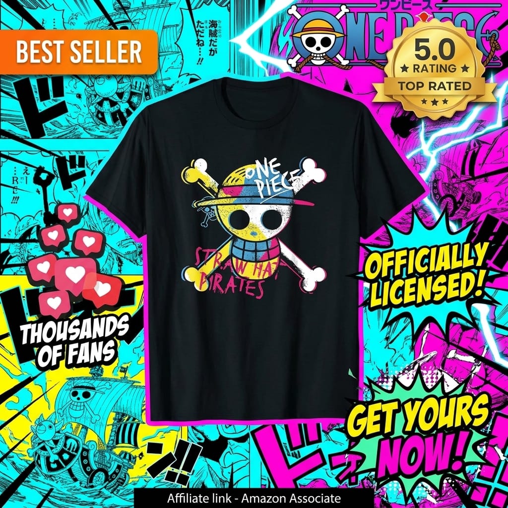 One Piece Straw Hat Pirates T-Shirt - Fan-Favorite Official Pick