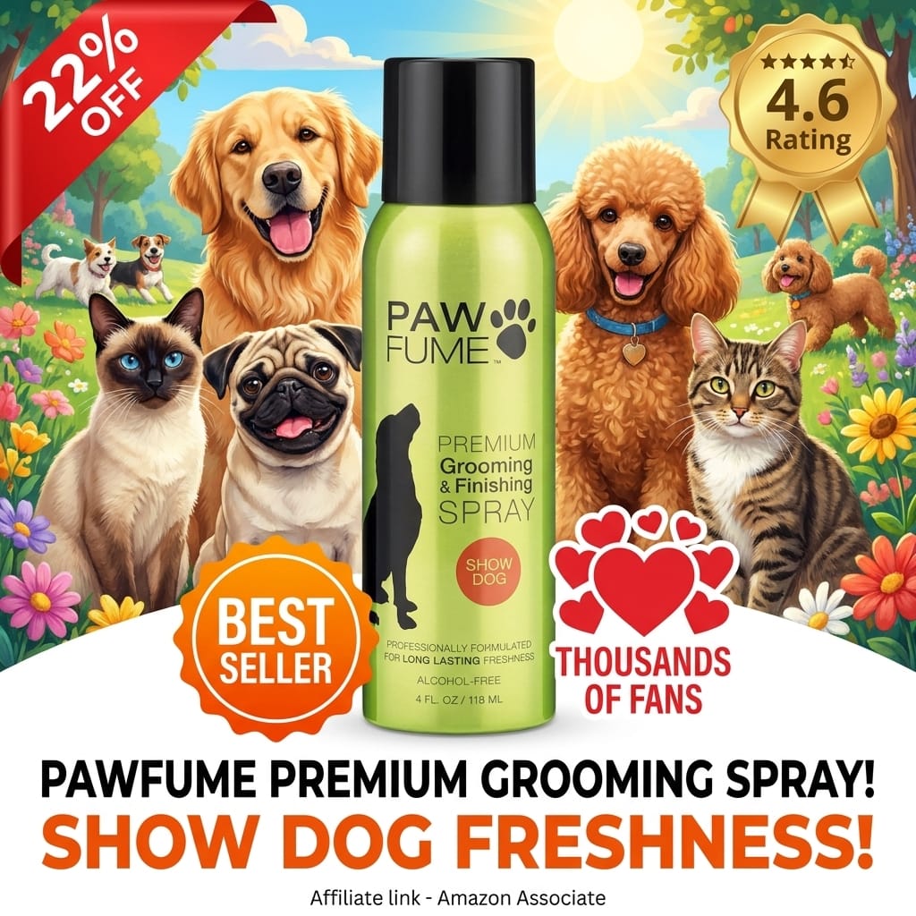 PAWFUME Dog Perfume Spray - Long-Lasting Hypoallergenic Cologne