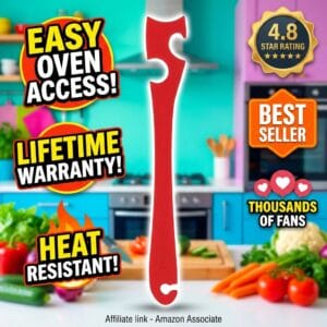 Silicone Oven Rack Tool – Safe Reach for Air Fryers