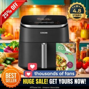 Cosori TurboBlaze Air Fryer 6 Qt – Crispy Every Time