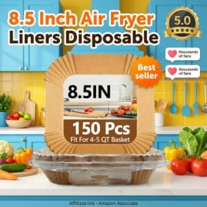 150 Disposable Air Fryer Liners – No More Scrubbing