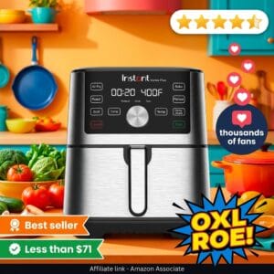 Instant Pot Vortex Plus 4QT Air Fryer – 6-in-1