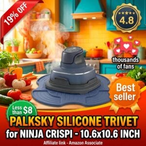 Palksky Silicone Air Fryer Trivet for Ninja Crispi