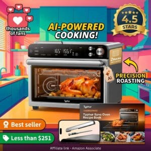 Typhur Sync Oven – 12-in-1 with Built-In Wireless Meat Probe