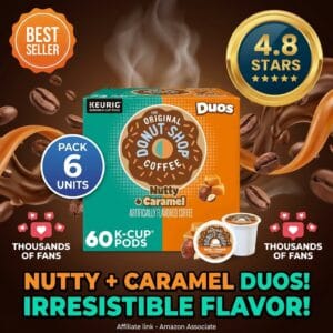 Original Donut Shop Nutty Caramel – 60 K-Cup Pods