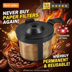 Ninja Permanent Coffee Filter – Reusable for PB051, PB040