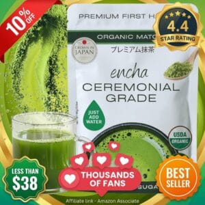 Encha Ceremonial Grade Matcha Powder from Uji Japan