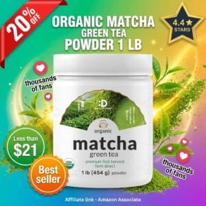 Organic Matcha Powder 1 lb – First Harvest Culinary Grade