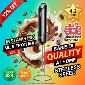 InstaWhisk Variable Speed Rechargeable Milk Frother
