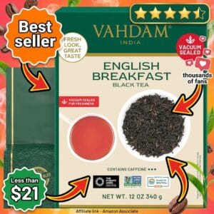 VAHDAM Original English Breakfast Loose Leaf Tea 340g