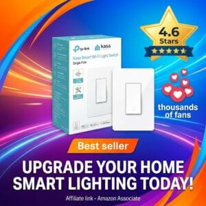 Kasa Smart Light Switch HS200 – WiFi Switch with Alexa