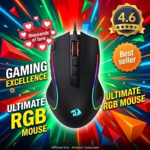 Redragon M612 Predator RGB Gaming Mouse 8000 DPI Review