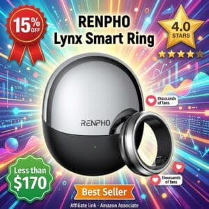RENPHO Lynx Smart Ring – Sleep and Health Tracking