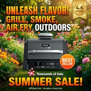 Ninja Woodfire Outdoor Grill and Smoker 6-in-1