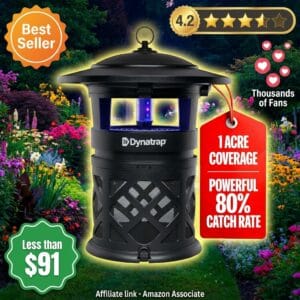 Dynatrap Outdoor Mosquito and Fly Trap for 1 Acre