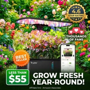 LetPot WiFi Smart Hydroponic Indoor Garden – 10 Pods
