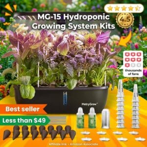 MG-15 Hydroponic Growing System – 15 Pods Smart Indoor Garden