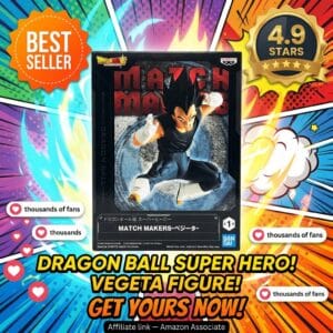 Banpresto Vegeta Dragon Ball Figure – The Saiyan Prince in 11 cm