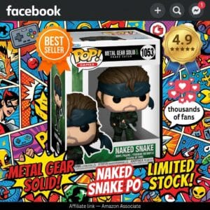 Funko Pop! Naked Snake Metal Gear – Collector Figure