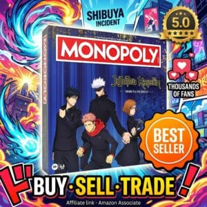 MONOPOLY Jujutsu Kaisen Edition – Shibuya Incident Board Game