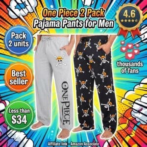 One Piece 2-Pack Pajama Pants for Men – Anime Lounge