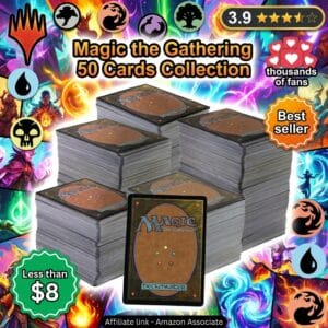 Magic the Gathering 50-Card Lot with Rares and Foils