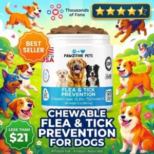Chewable Flea and Tick Prevention for Dogs, 120 Soft Chews USA