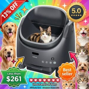FeelNeedy Automatic Self-Cleaning Litter Box – App Control